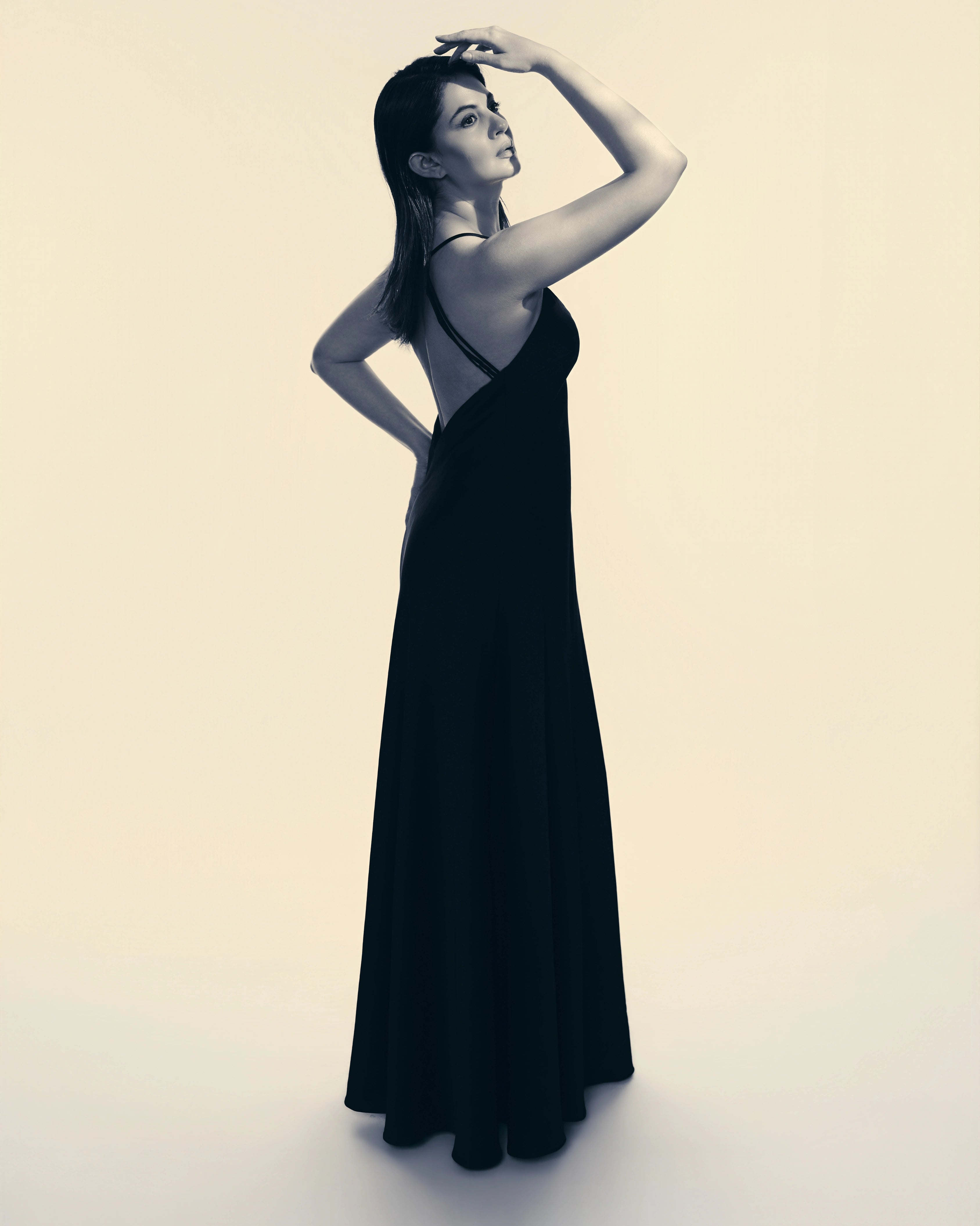 Black Satin Silk Grown
