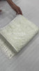 White Net Saree with Stone Work Heavy Sequin Embroidery 
